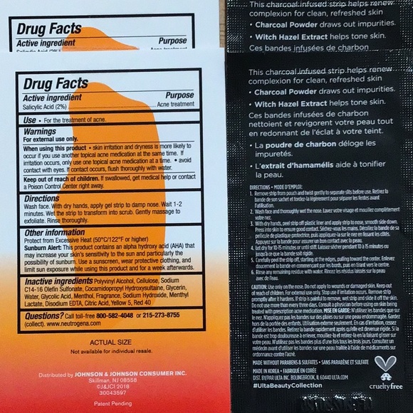 Set of 6 pore strips - Picture 3 of 5